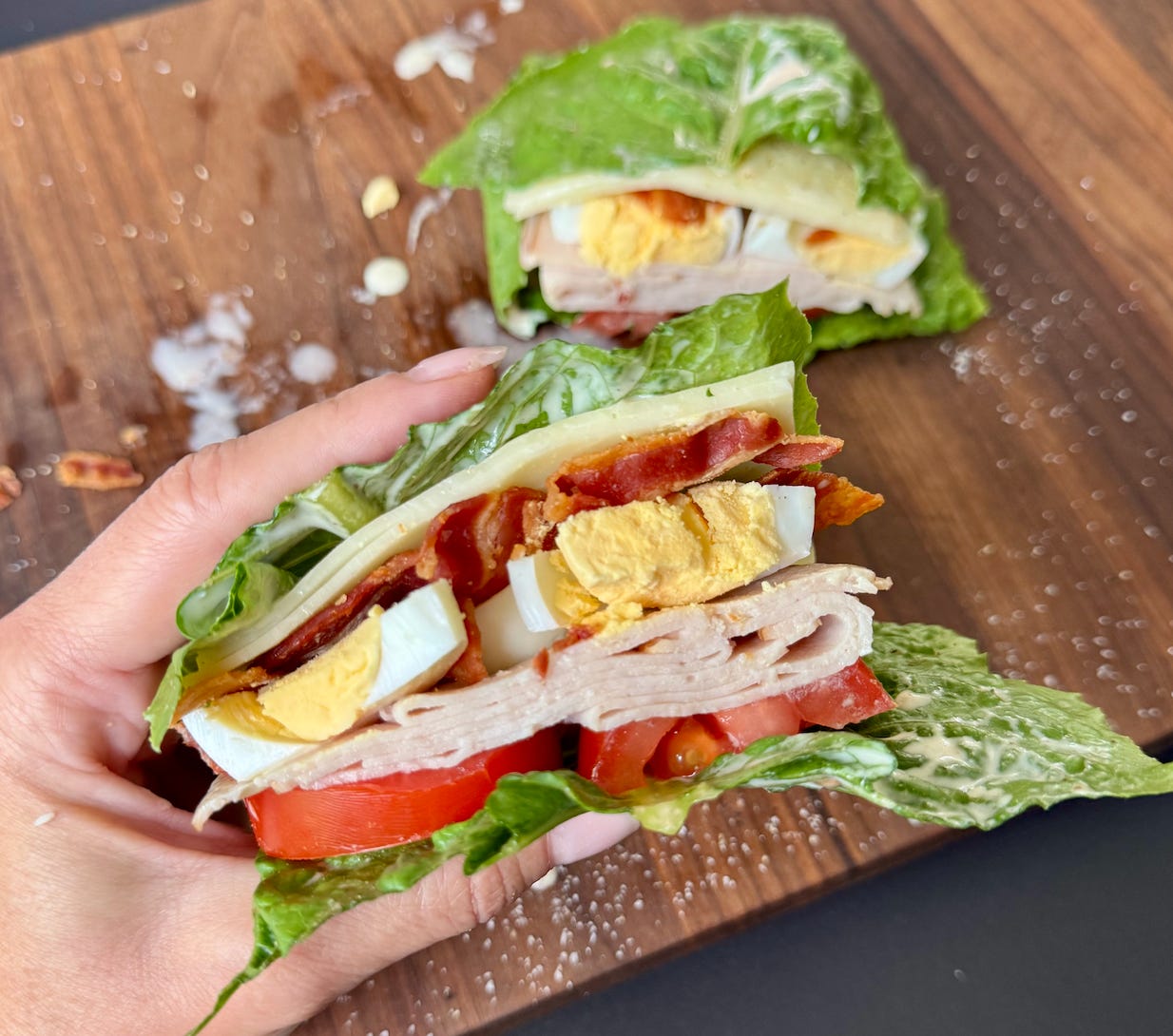 turkey egg BLT sandwich 