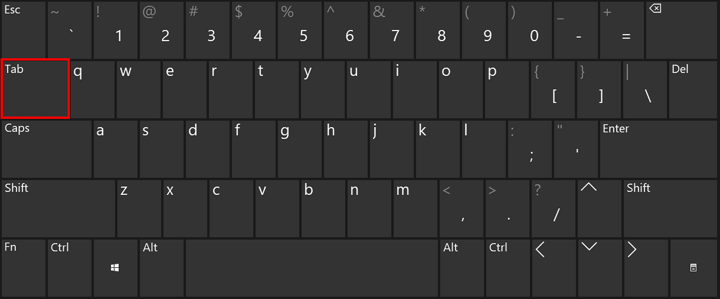 Tab Key | Functions of the keyboard tab key - IONOS CA