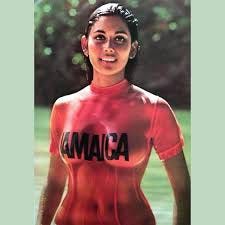 Alicia Keys redo of this 1972 classic Jamaica Tourist Board J.T.B. photo.  In her own words: I always wanted to redo this 1972 classic! #funtimes # jamaica Photo by: @brendanforbes