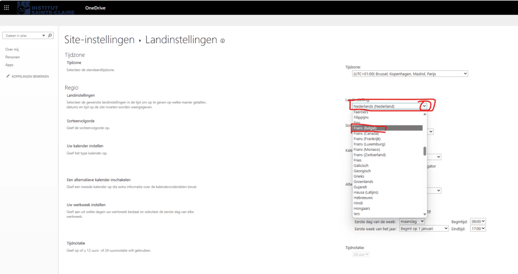 Tuto : Comment changer la langue de mon OneDrive