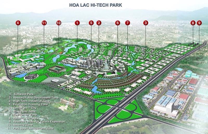 Thành phố sẽ triển khai chính sách thu hút đầu tư về công nghệ thông tin, công nghệ số và vi mạch bán dẫn vào các khu công nghệ thông tin tập trung, đặc biệt là Khu Công nghệ cao Hòa Lạc. Thành phố sẽ triển khai chính sách thu hút đầu tư về công nghệ thông tin, công nghệ số và vi mạch bán dẫn vào các khu công nghệ thông tin tập trung, đặc biệt là Khu Công nghệ cao Hòa Lạc.