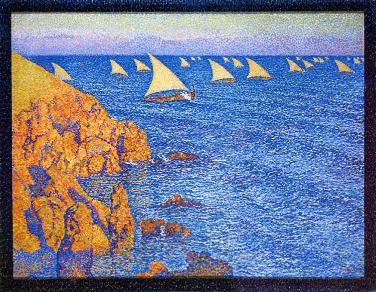 The Regatta, 1892 - Theo van Rysselberghe