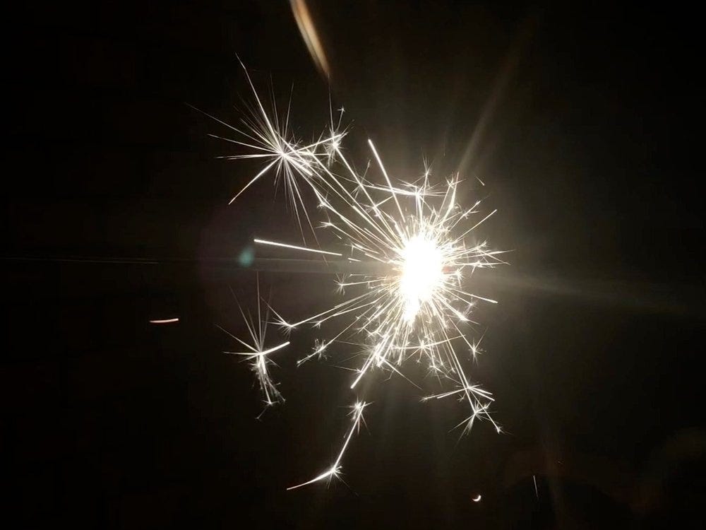 muunie beard online life coach sparkler fire spark in the dark