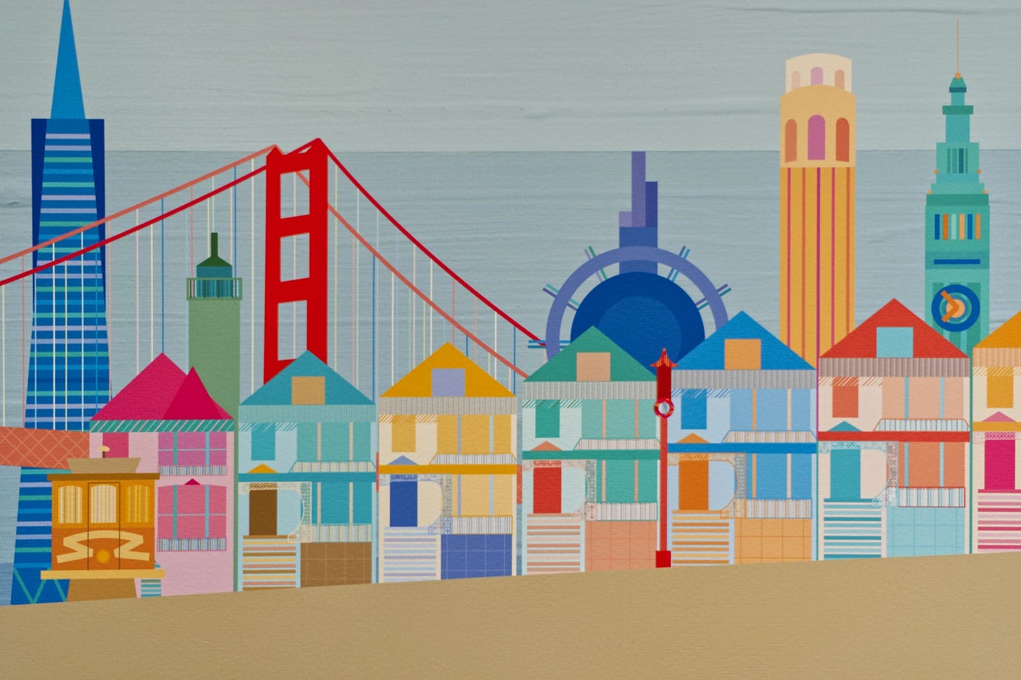 Iconic San Francisco Art Print — South Island Art