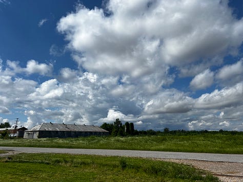 a converted grain silo at the Shack Up Inn in Clarksdale Mississippi