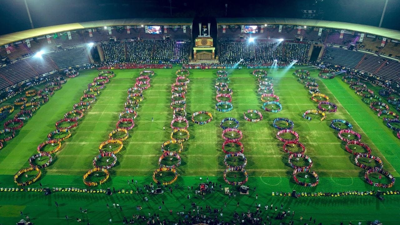 PM Modi to witness historic world record as 8,500 dancers perform Jhumur in  Assam - CNBC TV18