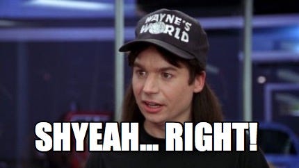 Shyeah Right - DizRuns.com