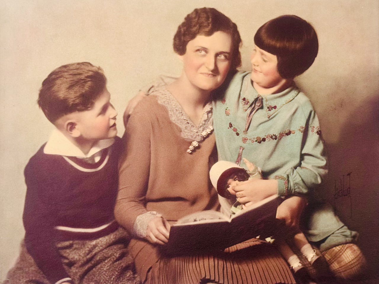 My grandma John, great-grandma Clara Baker, and grand-aunt Mary Lou