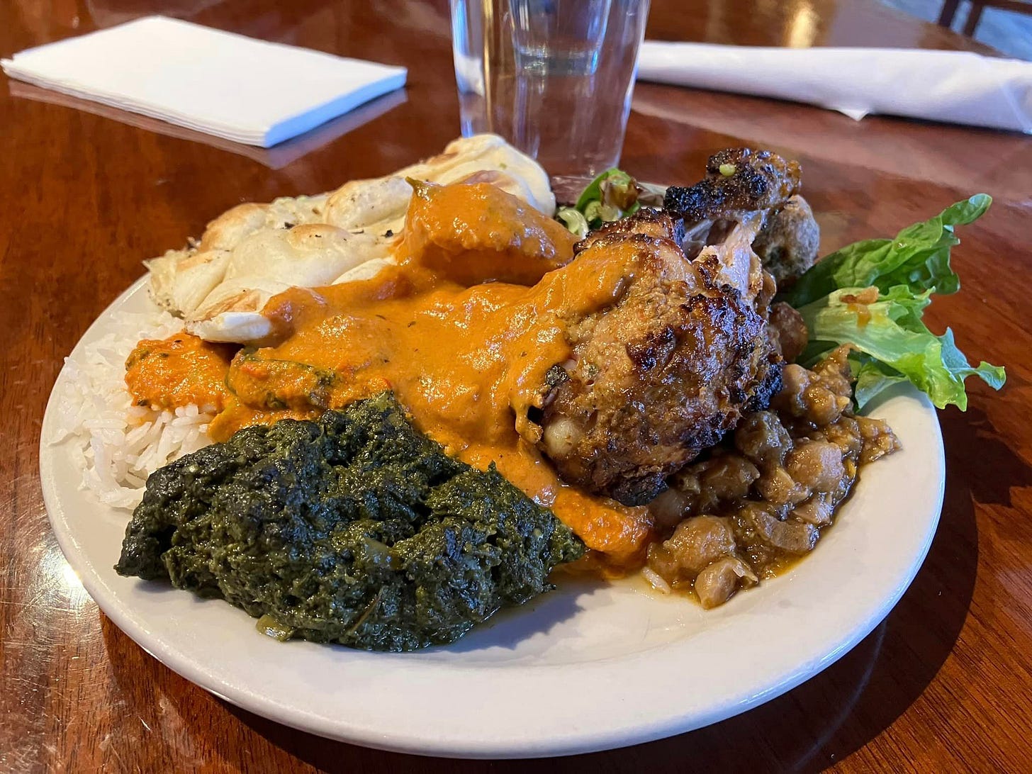 May be an image of collard greens and ossobuco