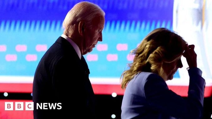 Joe and Jill Biden after debate