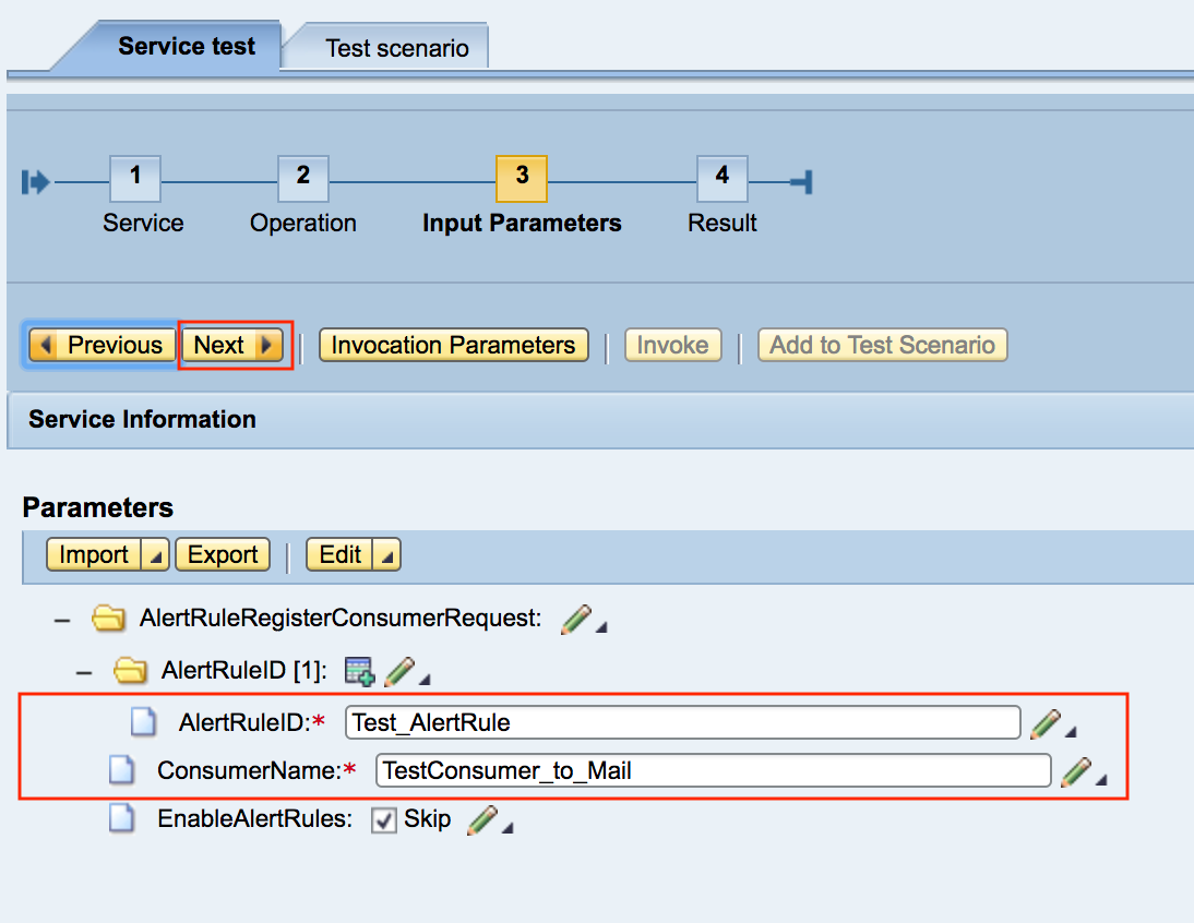 Set AlertRuleID and ConsumerName of RegisterConsumer service