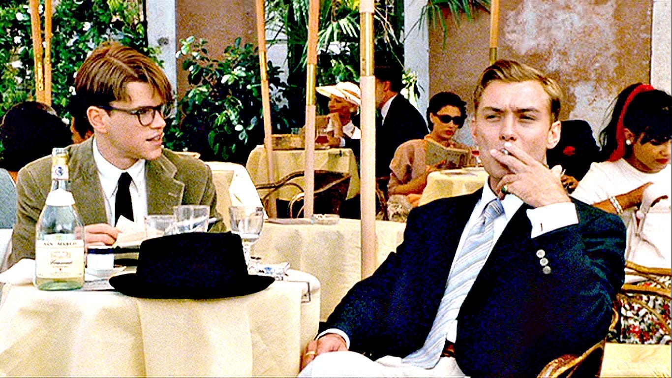 The Talented Mr. Ripley: Richness Within and Reality Without | What Shih  Said