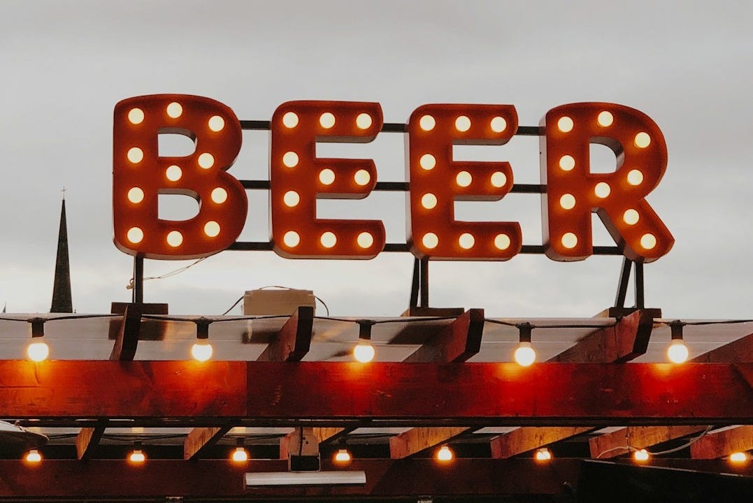 Beer LED signboard