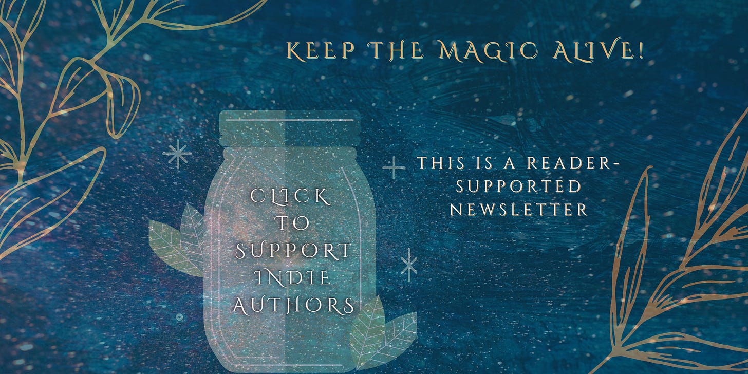 Click to Tip: This is a reader-supported newsletter. Tips help me promote more small authors. Click to Tip: This is a reader-supported newsletter. Tips help me promote more small authors.