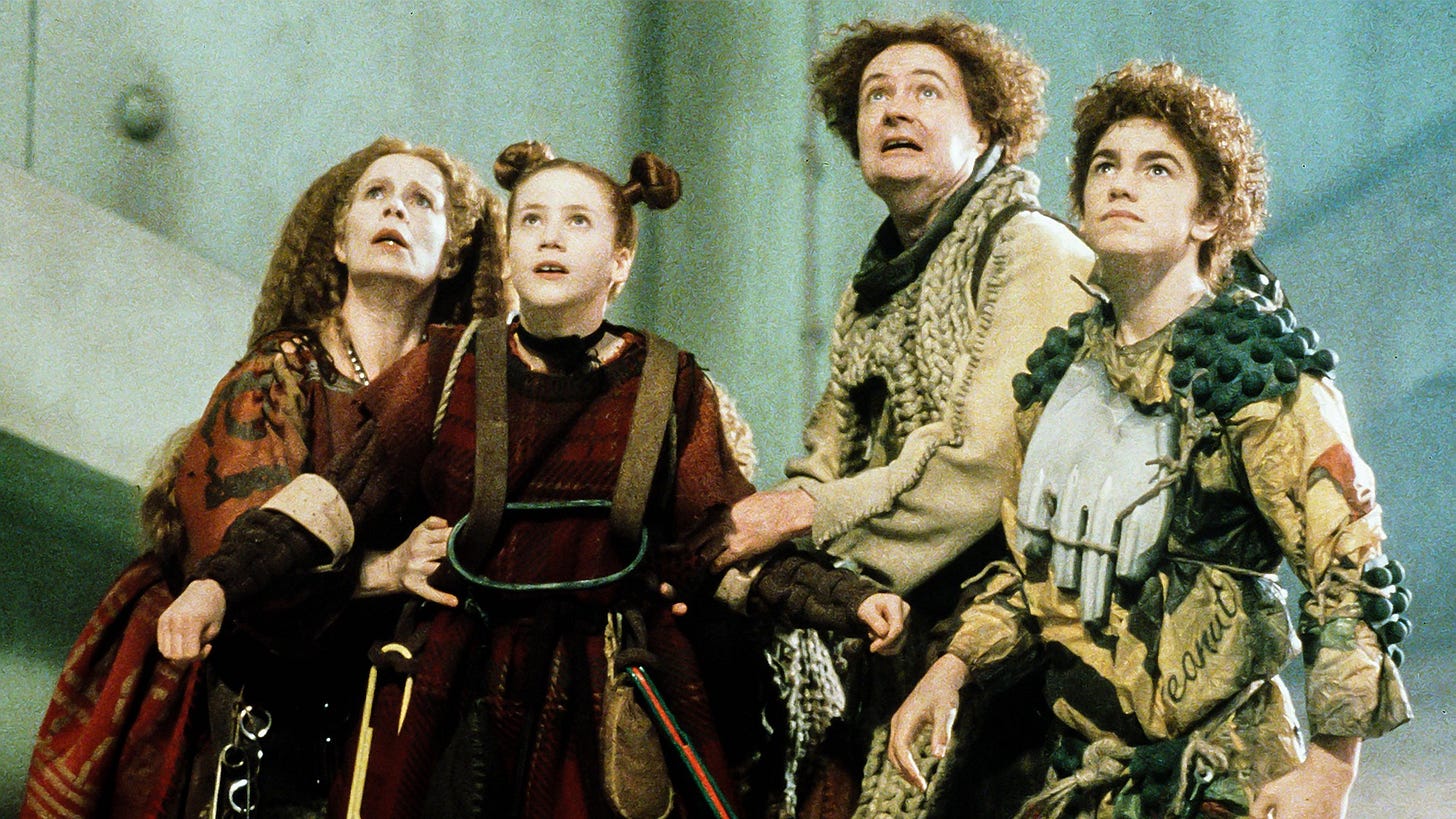 The Borrowers in the 1997 film adaptation