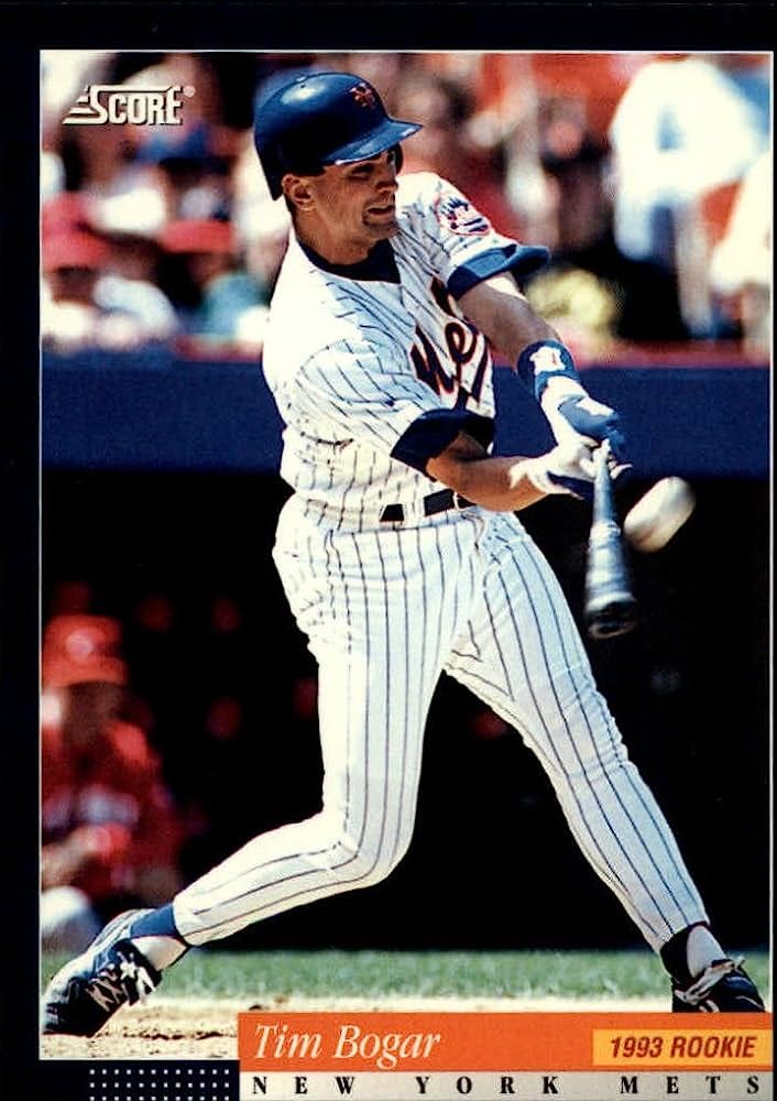 Amazon.com: 1994 Score Baseball Card #557 Tim Bogar : Collectibles & Fine  Art
