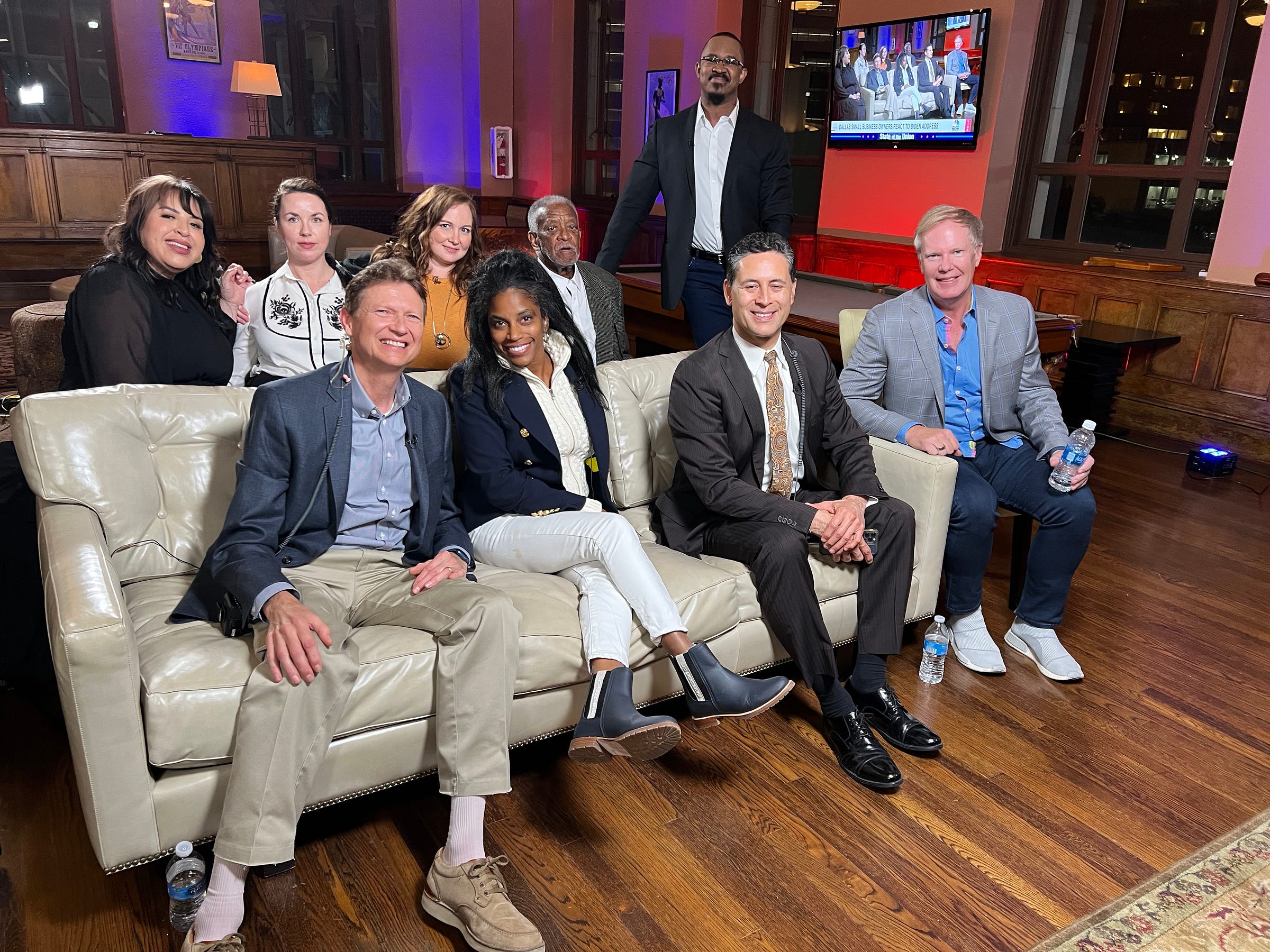Focus group of small business owners in the Dallas area, watching the State of the Union Address with me for an NBC News NOW segment, March 1, 2022. Focus group of small business owners in the Dallas area, watching the State of the Union Address with me for an NBC News NOW segment, March 1, 2022.