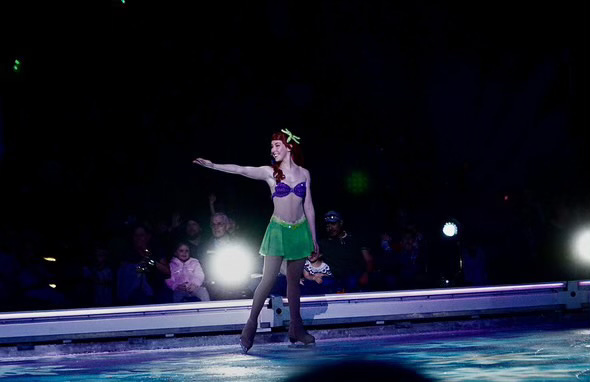 Sydney Kosiak performing as Ariel for Disney on Ice Sydney Kosiak performing as Ariel for Disney on Ice
