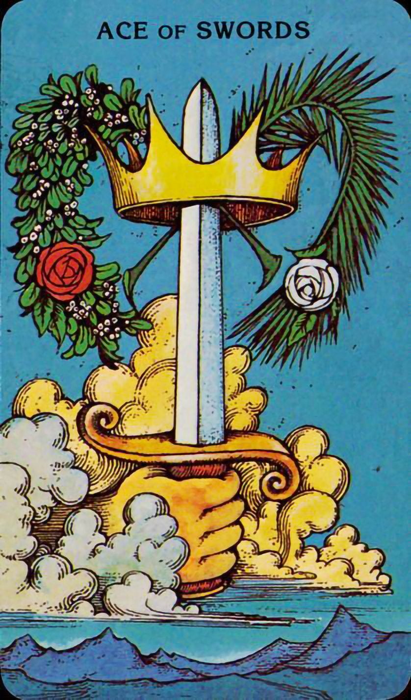 Ace of swords card from morgan greer tarot deck - Artofit