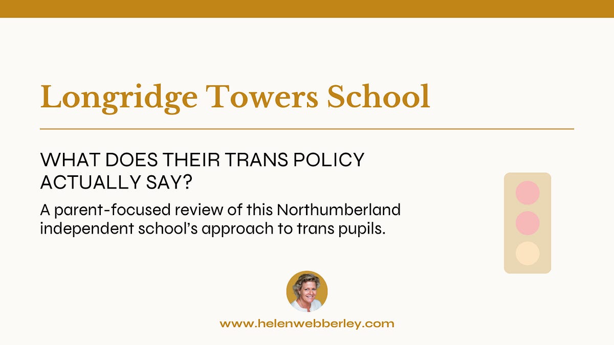 Longridge Towers School: examining their trans policy