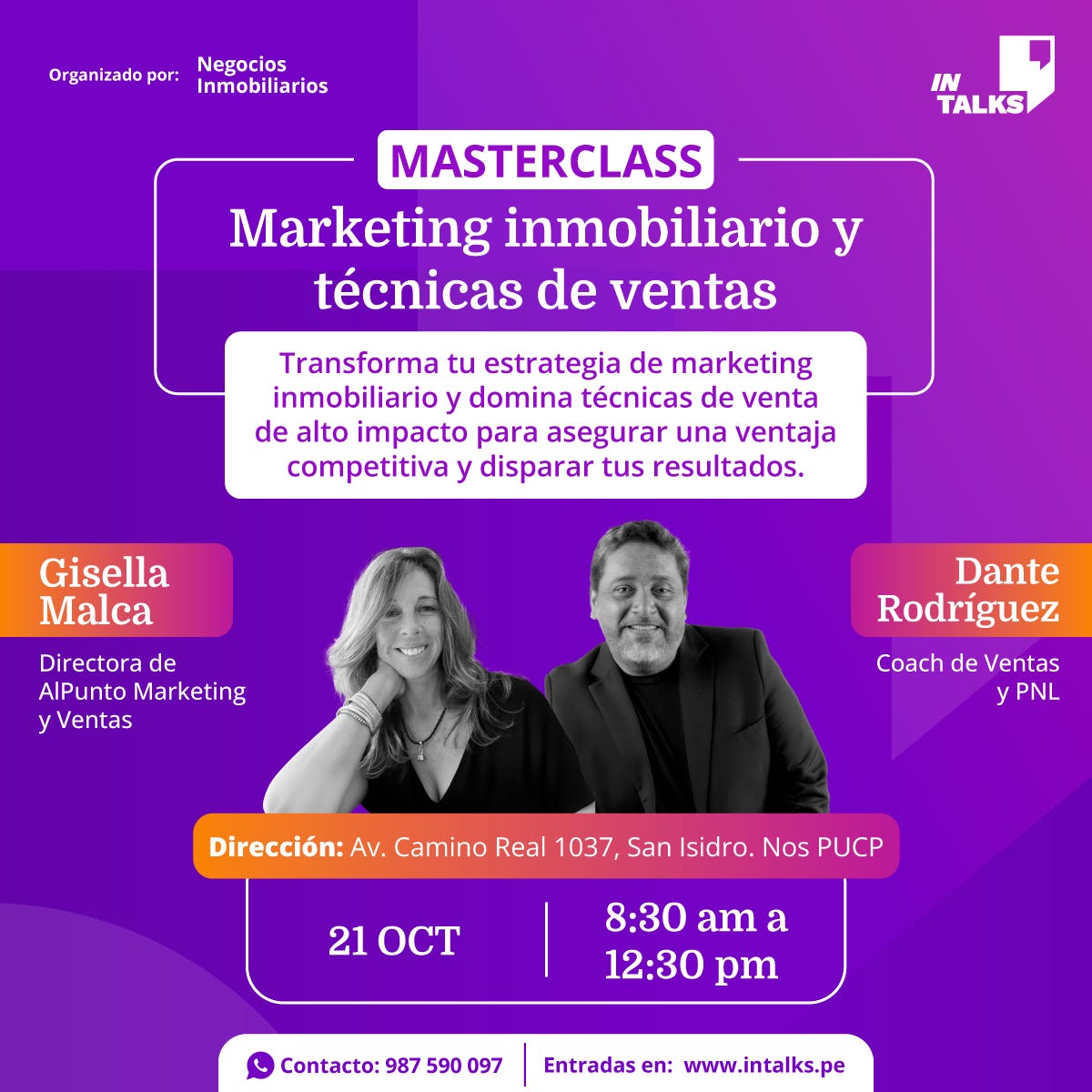 Masterclass Marketing Inmobiliario y Tecnicas de Ventas de InTalks