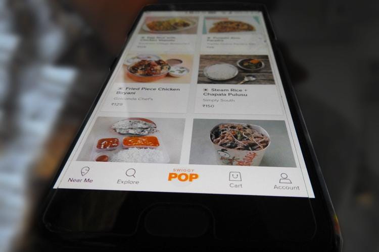 Swiggy extends its single-serve meals offering 'Swiggy POP' to 7 cities in  India | The News Minute