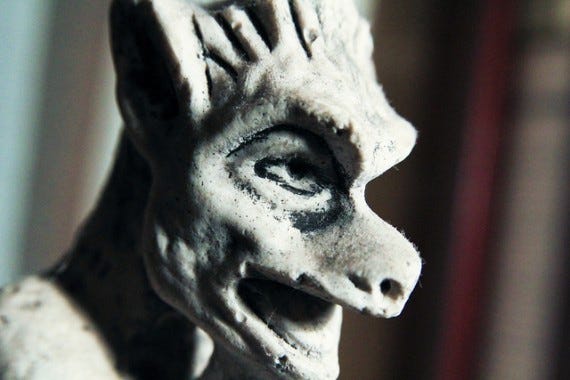 Fear is Your Friend? Scary Gargoyle Statue