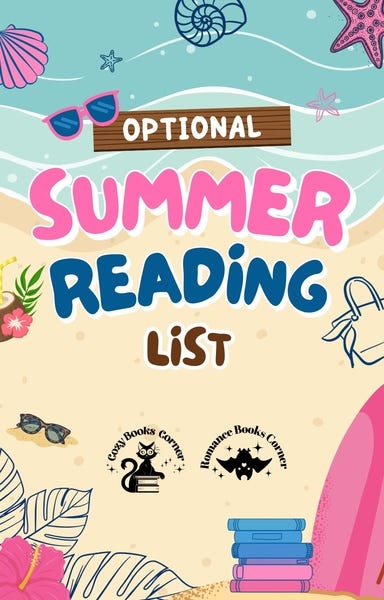 A summer themed cover for the 2026 Summer Reading List