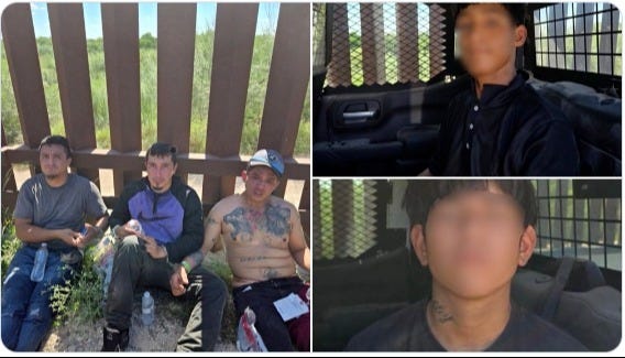 3 illegal aliens and two teen cartel human smuggling "guides" arrested in Mission, Texas (October 16, 2025)