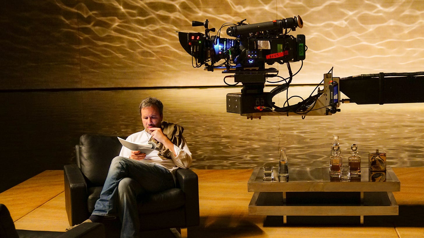 Denis Villeneuve on the set of "Blade Runner 2049" Denis Villeneuve on the set of "Blade Runner 2049"