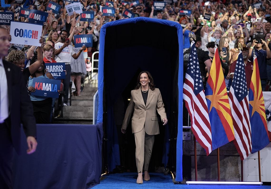 Harris makes immigration pitch in Arizona as she fights to gain ground in the Sun Belt | Pittsburgh Post-Gazette Harris makes immigration pitch in Arizona as she fights to gain ground in the Sun Belt | Pittsburgh Post-Gazette