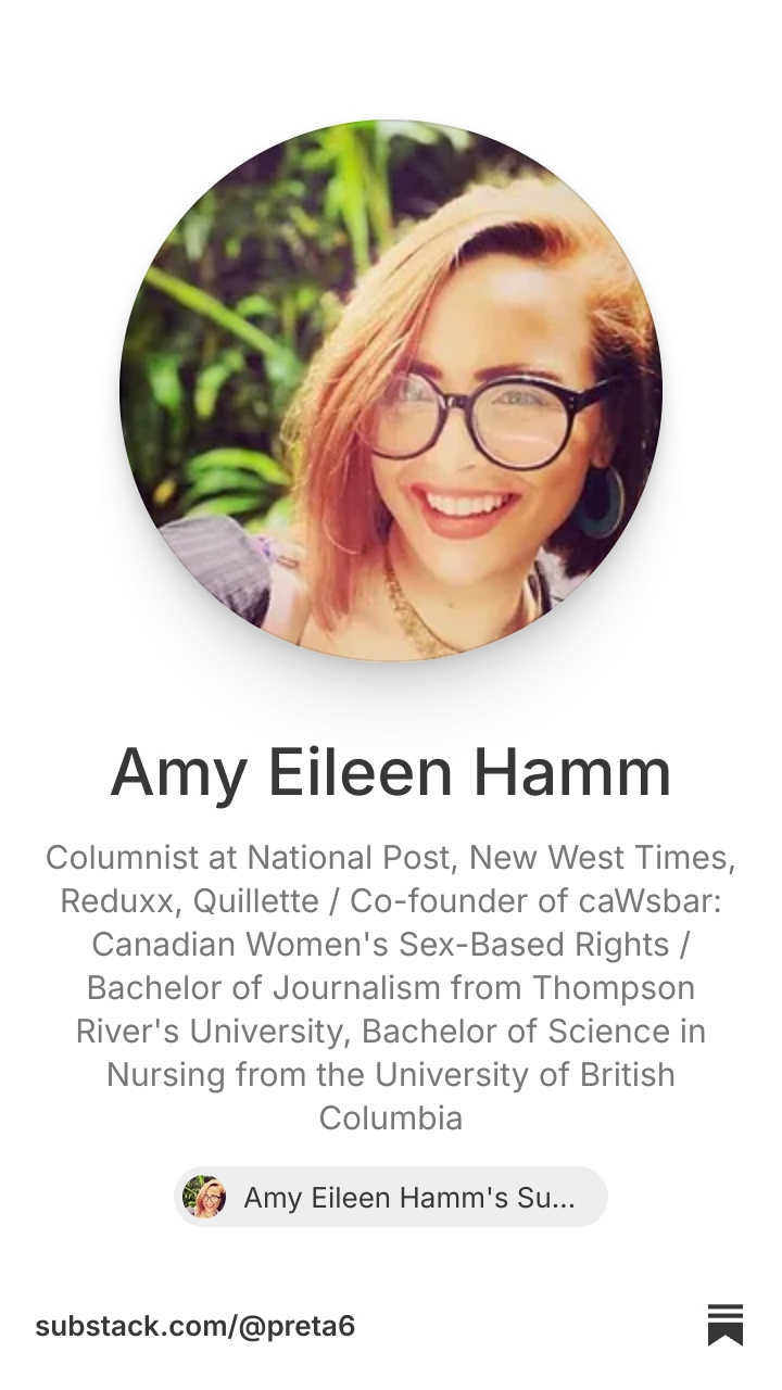 Amy Eileen Hamm | Substack