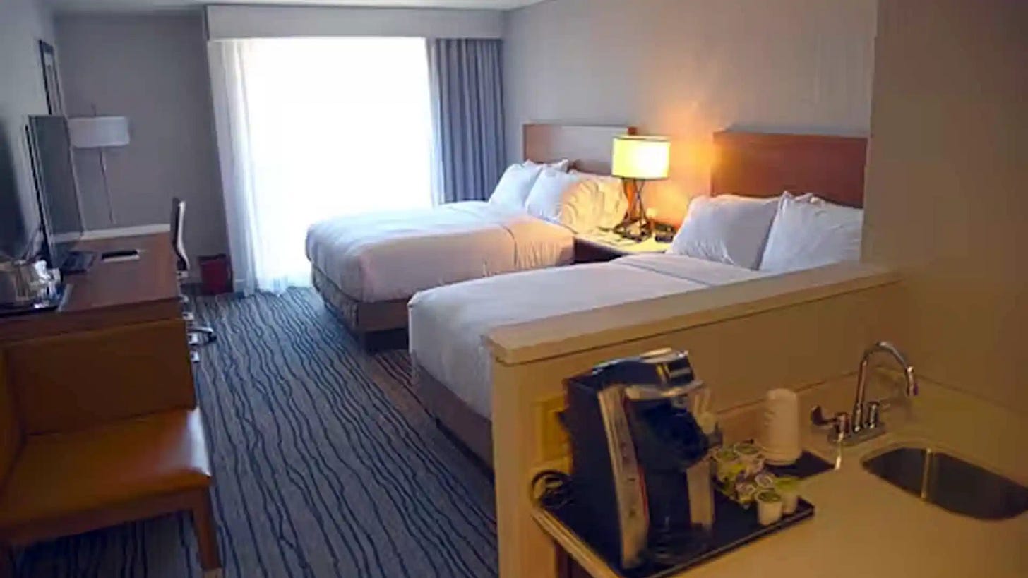 Standard Room with Two Queen Beds and TV