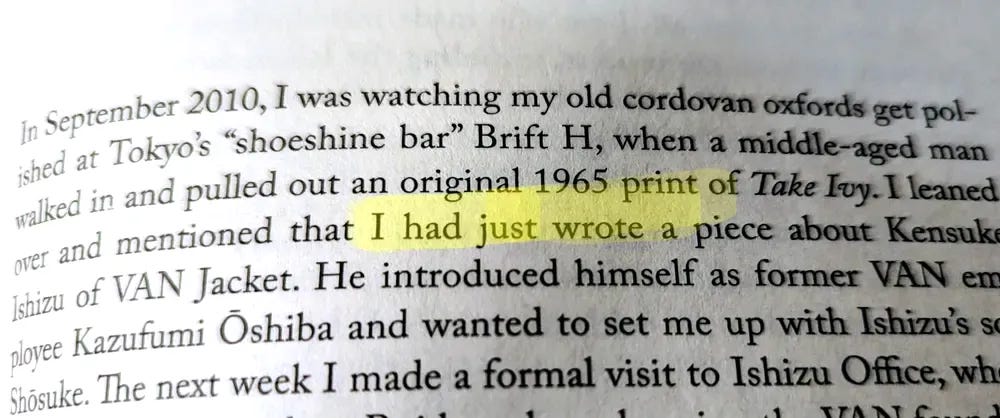 I leaned over and mentioned that I had just wrote a piece I leaned over and mentioned that I had just wrote a piece