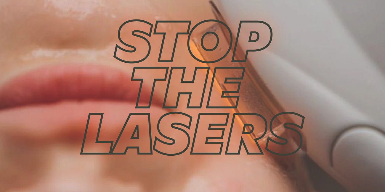 The ugly truth: lasers make your spots worse