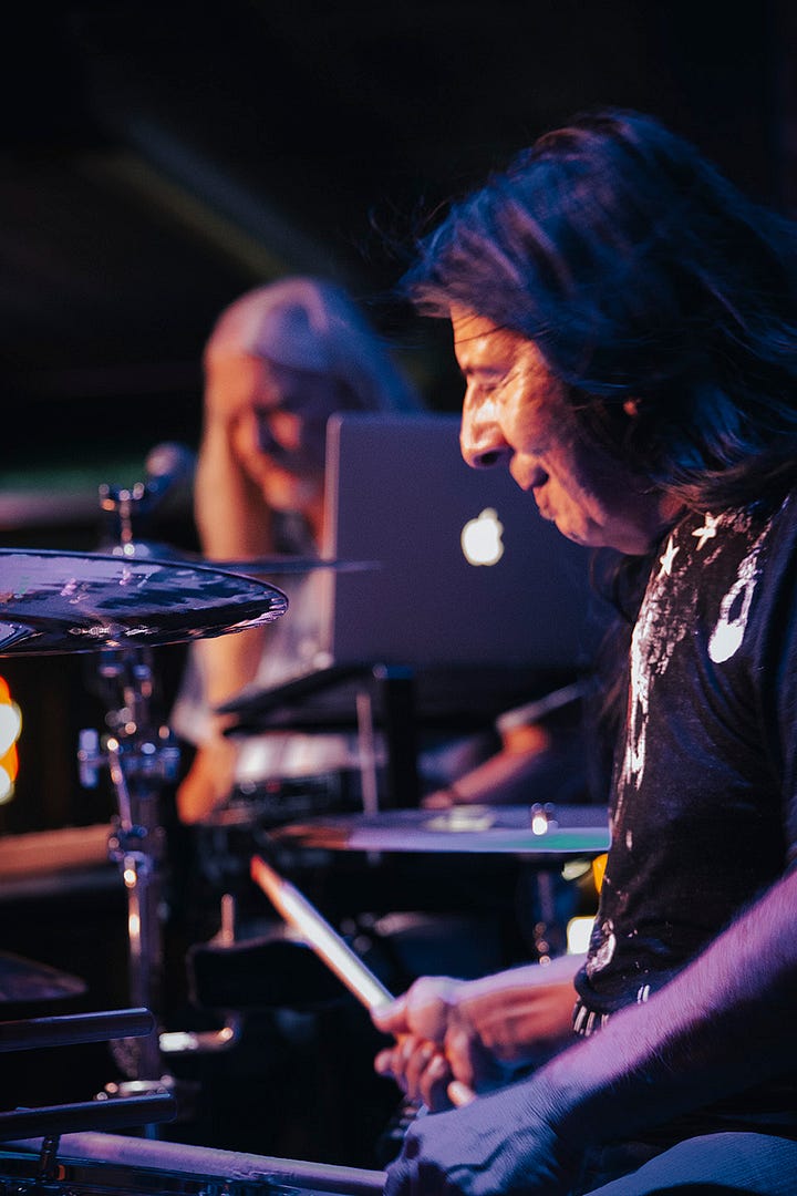 Kenny Ochoa, drums, A.A. Bottom / all photos by author