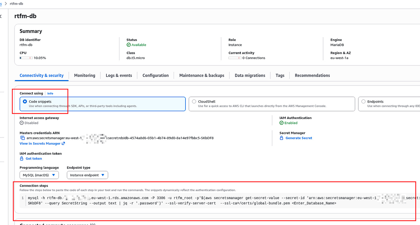 AWS: basic infrastructure setup for WordPress