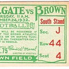The 1932 Colgate-Brown Thanksgiving Game for the Rose Bowl