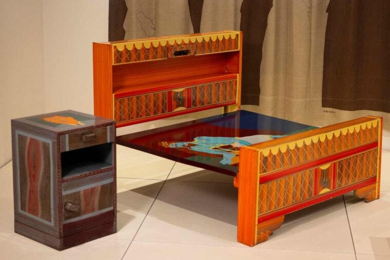 23. Installation view, Beatriz González at the Barbican, London, 25 Feb - 10 May 2026. Image credit - Barbican Art Gallery, David Parry © Beatriz González