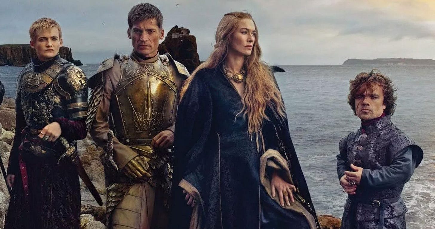 Game of Thrones Lannister family. Game of Thrones Lannister family.