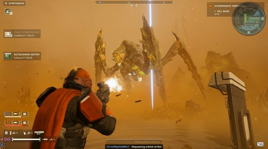 Bile Titan Terminid from Helldivers 2