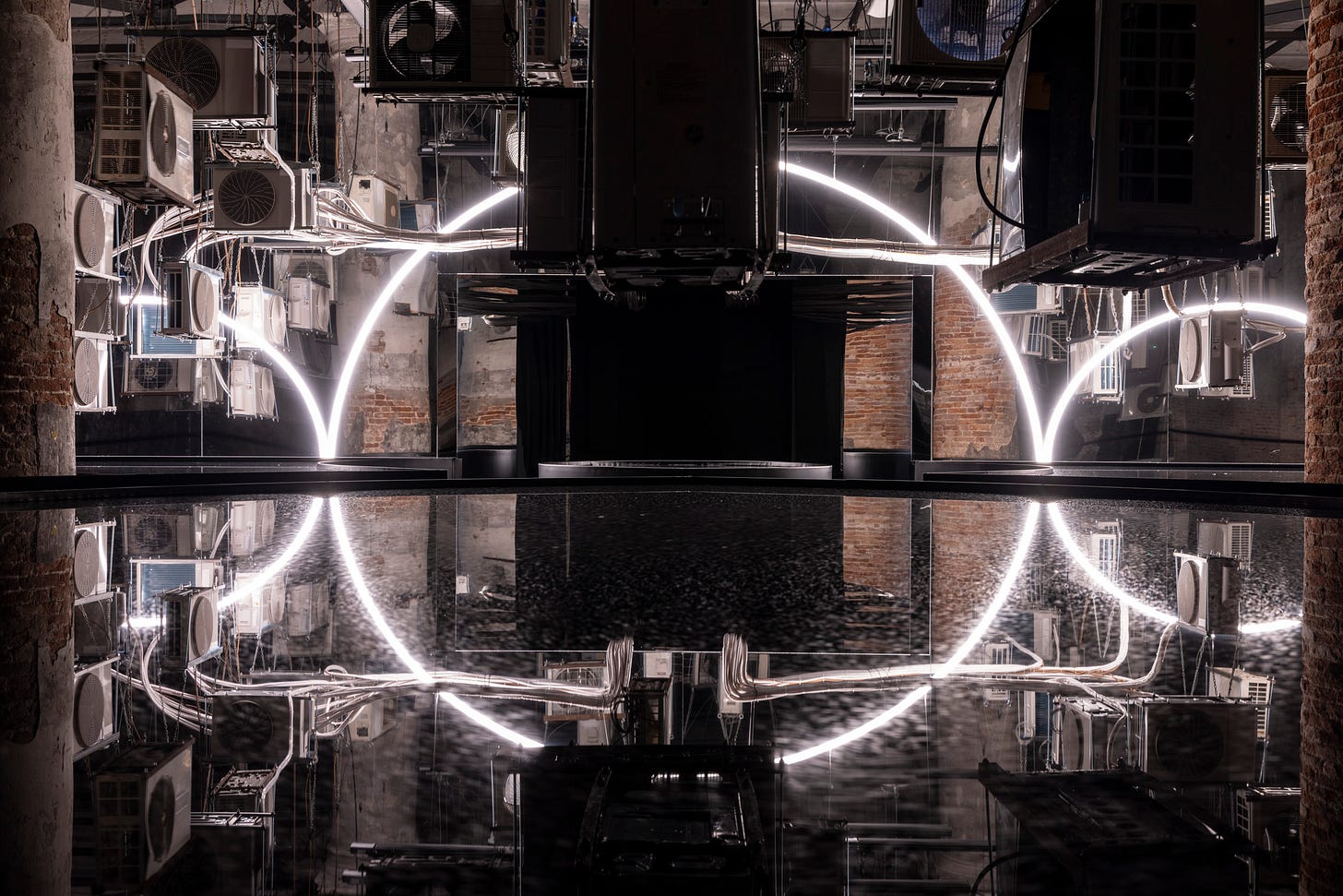 The Third Paradise Perspective, opening room at intelligens, the main show at the 19th venice architecture biennale