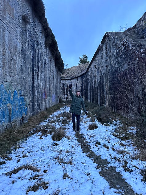 Fort San Cristóbal served as prison during the Spanish Civil War - the unforgiving concrete structure, often windowless, could not have been very hospitable. 