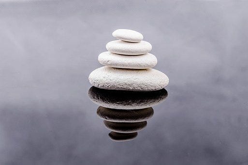 Stone, Zen, White, Spa, Rock