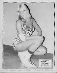 Candi Divine (real name Candace Rummel) joined the wrestling business in 1980. She was trained by Don Fargo and Joey Rossi. Divine worked for the CWA in Memphis from 1984 to 1985 Candi Divine (real name Candace Rummel) joined the wrestling business in 1980. She was trained by Don Fargo and Joey Rossi. Divine worked for the CWA in Memphis from 1984 to 1985