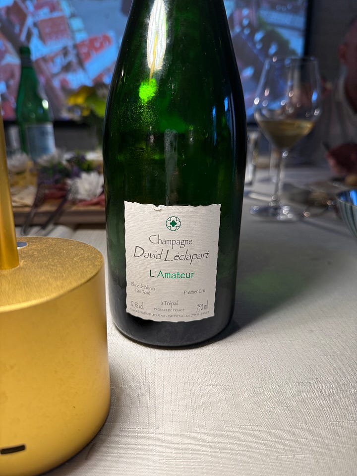 Champagne tasting
