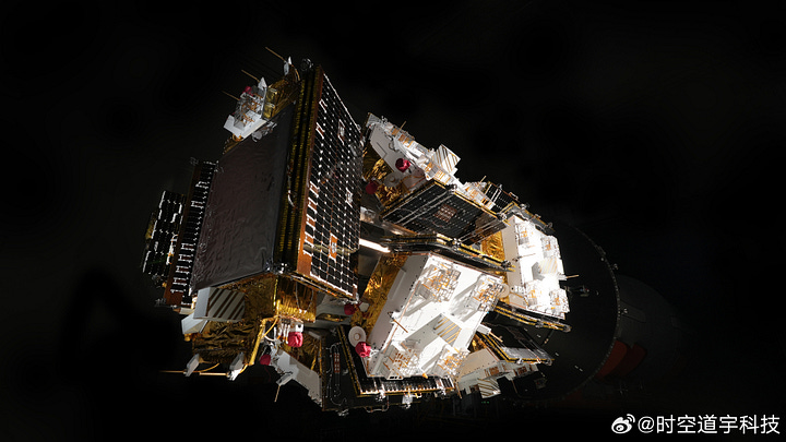 Twelve Geespace satellites being prepared for launch on Jielong-3's payload adapter.