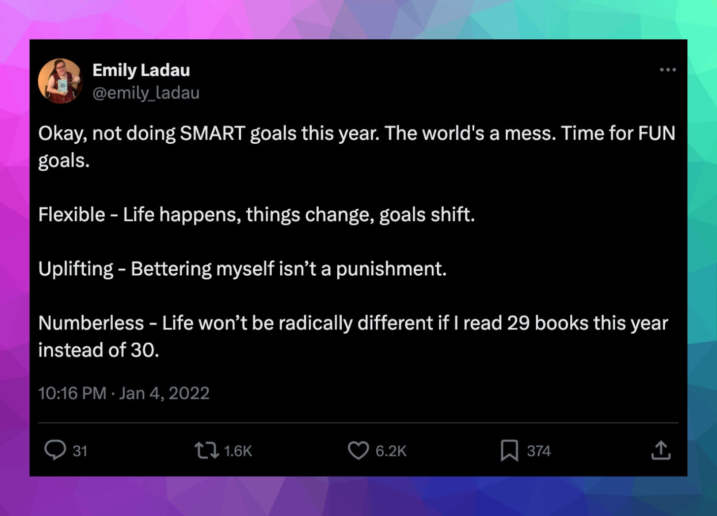 SMART goals are not the 2026 vibe. Here's to FUN goals instead.