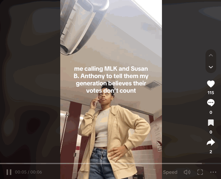 Students For Justice interns created timely persuasive TikTok and Instagram Threads