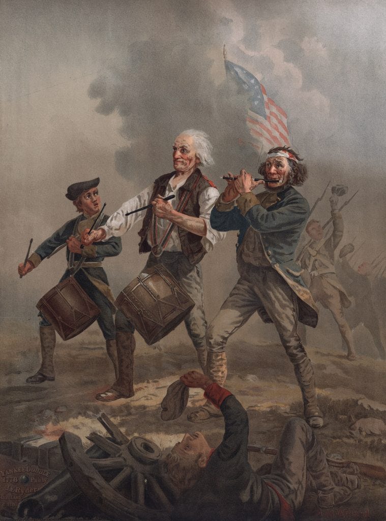 Spirit of 1776 painting. Spirit of 1776 painting.